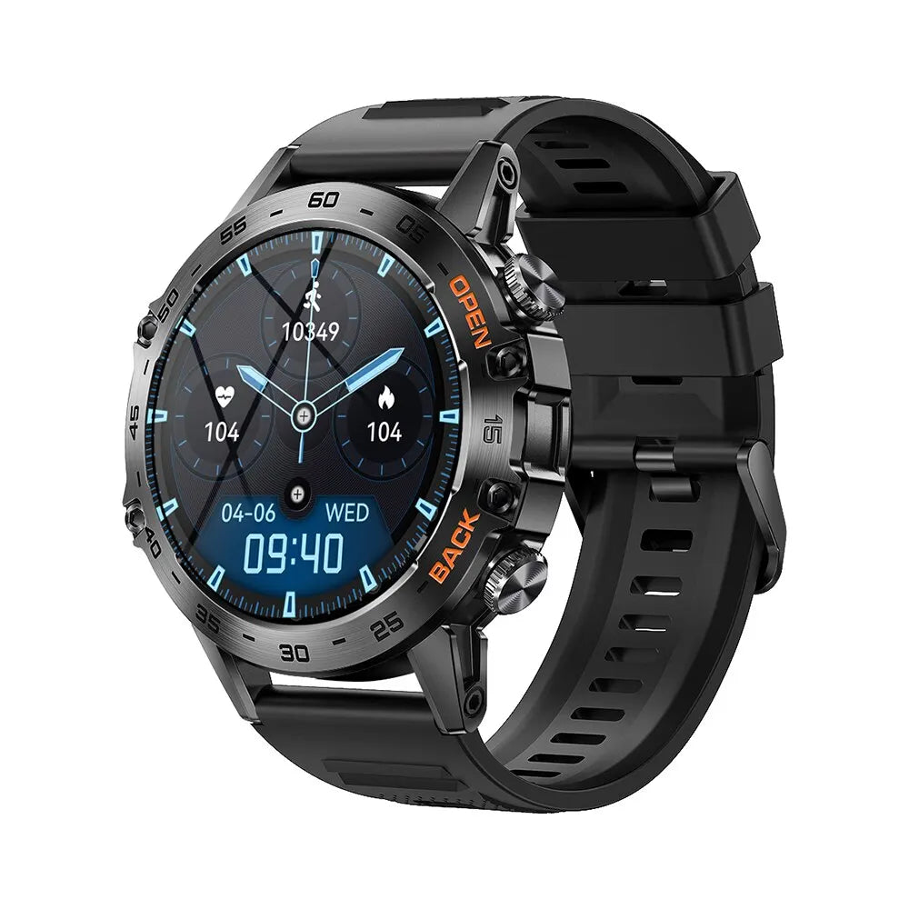 MELANDA Steel 1.39 Bluetooth Call Smart Watch Men Sports Fitness Tracker Watches IP67 Waterproof Smartwatch for Android IOS K52 - Slobuy