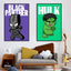 MINISO Marvel Wall Art Posters SpiderMan Iron Man Avengers Superhero Disney Kid Room Decor Cartoon Canvas Painting Picture Print - Slobuy