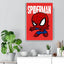 MINISO Marvel Wall Art Posters SpiderMan Iron Man Avengers Superhero Disney Kid Room Decor Cartoon Canvas Painting Picture Print - Slobuy