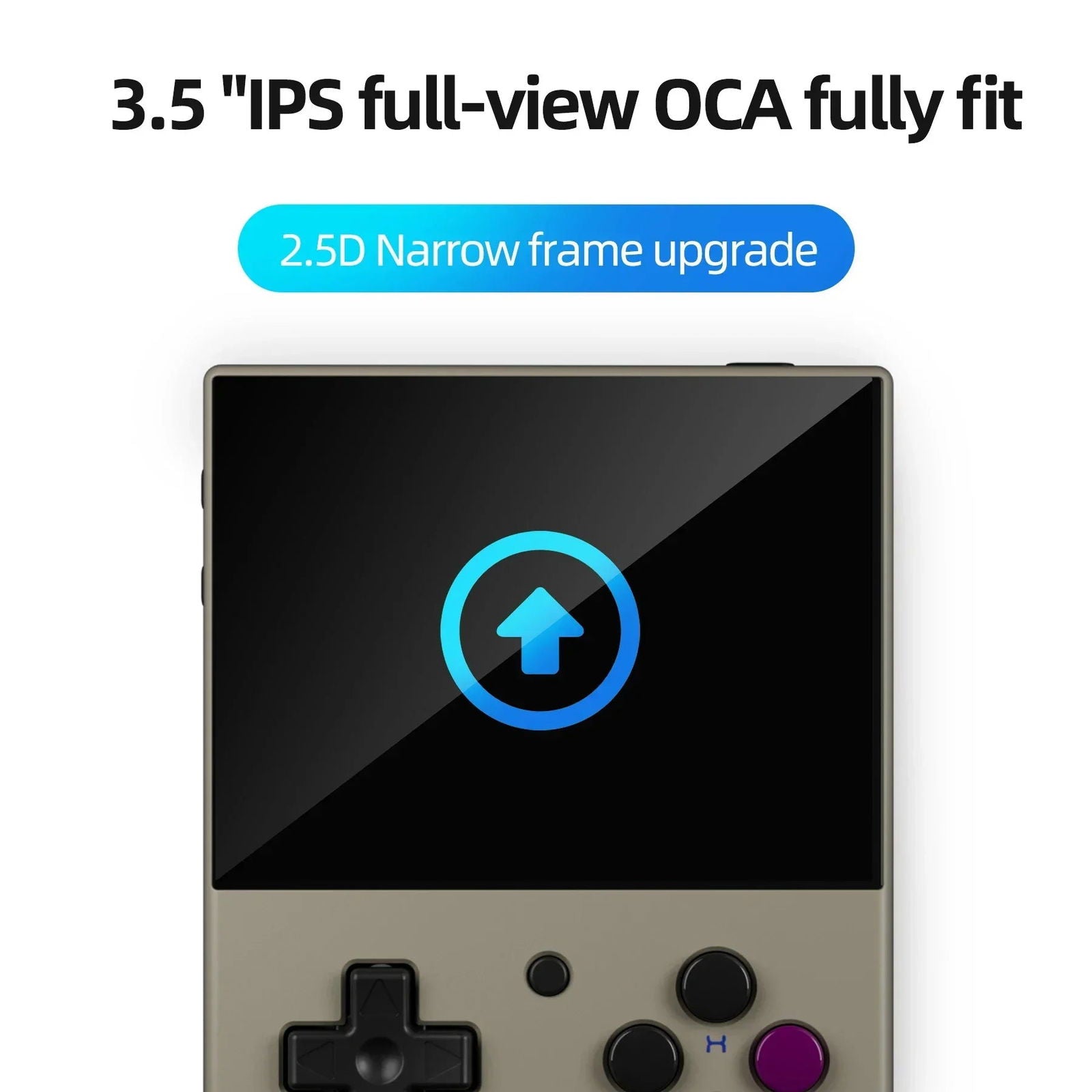 MIYOO MINI PLUS Portable Retro Handheld Video Game Console Linux System Classic Gaming Emulator 3.5 Inch IPS HD Screen Games V2 - Slobuy