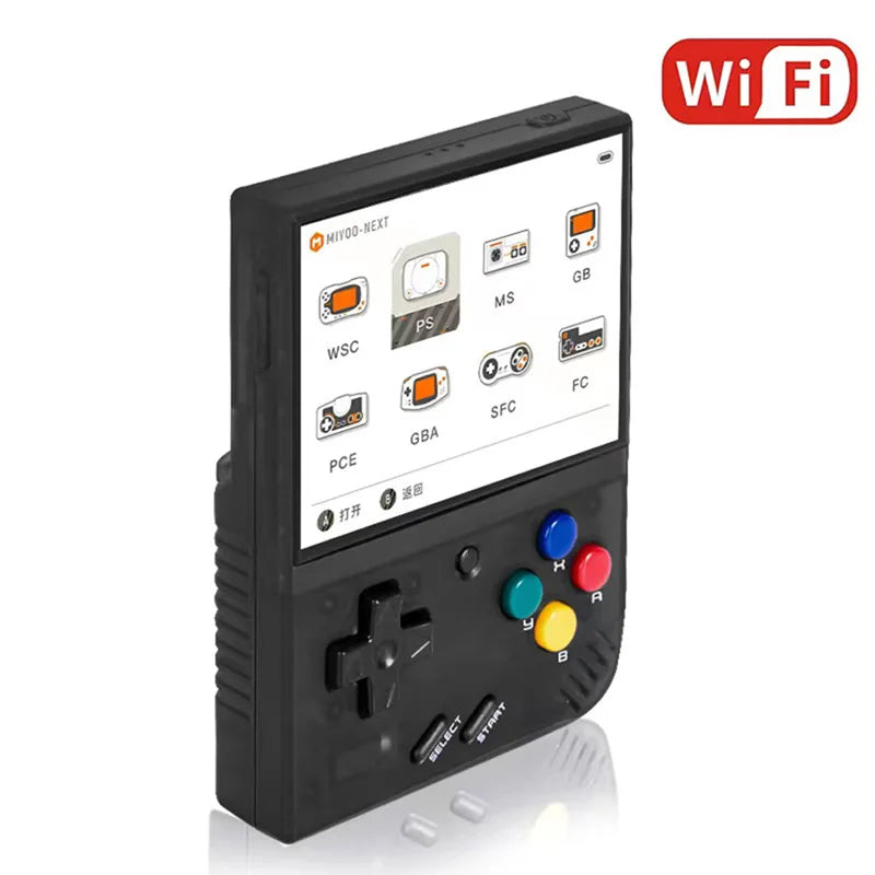 MIYOO Mini Plus Portable Retro Handheld Game Console 3.5-inch IPS HD Screen Children's Gift Linux System Classic Gaming Emulator - Slobuy