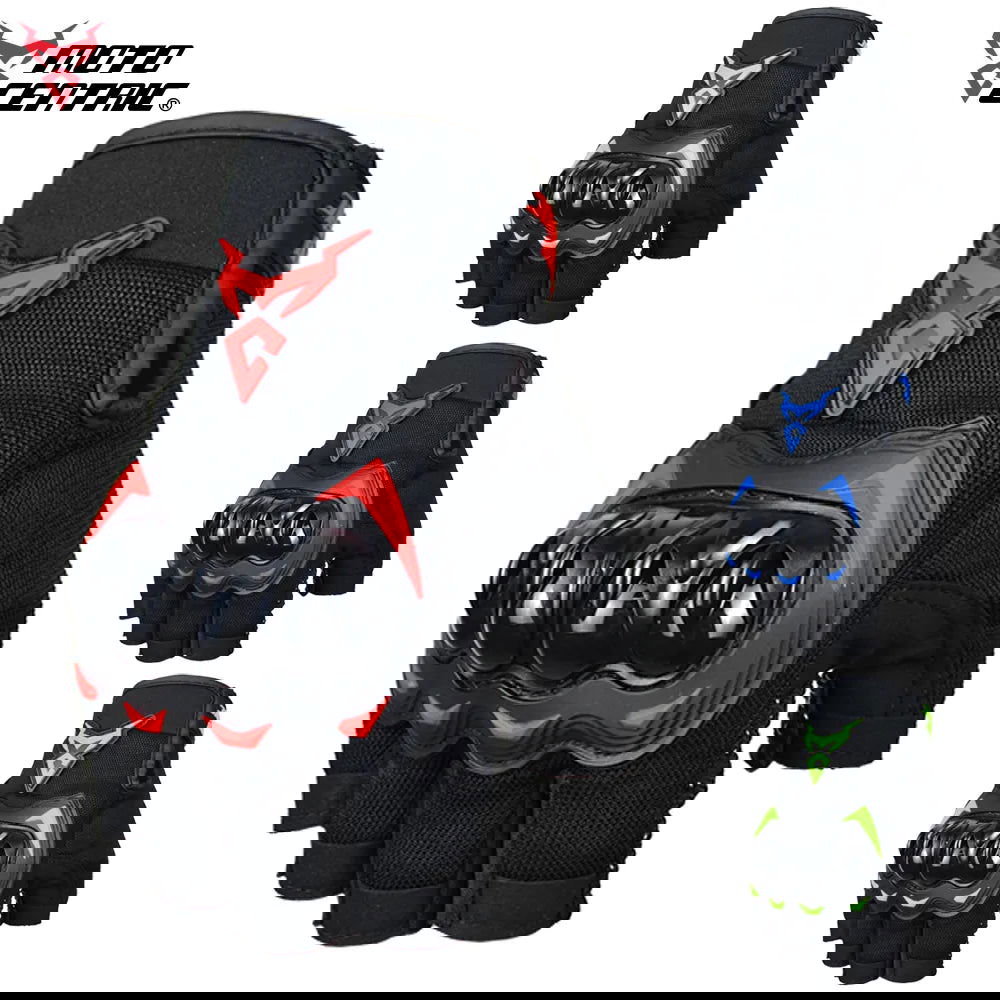 MOTOCENTRIC Summer Motorcycle Gloves Half Finger Breathable Motorcyclist Gloves ATV MTB Cycling Gloves Anti-fall Palm Guard Moto - Slobuy
