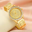 MSCXDK Brand 6PCS Set Women Fashion Watch Stainless Steel Belt Watches Roman Dial Quartz Wristwatches Dress Clock Montre Femme - Slobuy