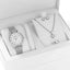MSCXDK Brand 6PCS Set Women Fashion Watch Stainless Steel Belt Watches Roman Dial Quartz Wristwatches Dress Clock Montre Femme - Slobuy