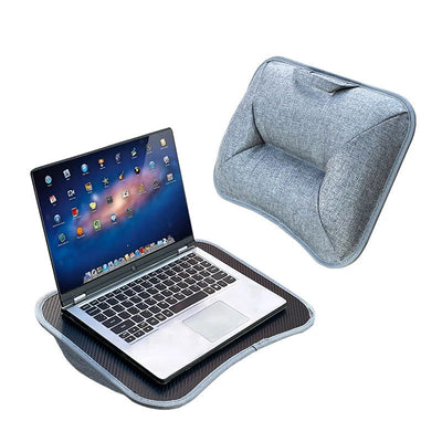 MUMUCC Multifunctional Laptop Desk With Cushion and Filled with Foam Particles, Small Pillow Table, Hard Mouse Pad Large - Slobuy