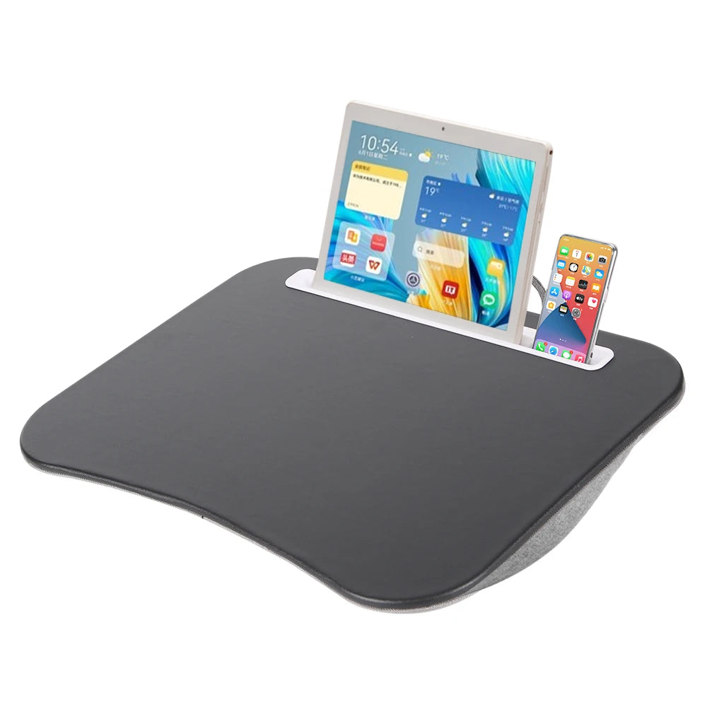 MUMUCC Multifunctional Laptop Desk With Cushion and Filled with Foam Particles, Small Pillow Table, Hard Mouse Pad Large - Slobuy