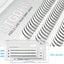 Two Boxes DIY Lashes A/M Shape Spikes Cluster Eyelash Extension FishTail Mix 3D Heat Bonded False Individual Makeup Premade Fan - Slobuy