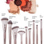 Maange 9Pcs Foundation Makeup Brush Set Cosmetic Powder Highlighter Eyeshadow Blending Beauty Tools Dense Soft Bristle Brushes - Slobuy