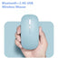 Macaron Rechargeable Wireless Bluetooth Mouse 2.4G USB Mice For Android Windows Tablet Laptop Notebook PC For IPAD Mobile - Slobuy