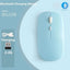 Macaron Rechargeable Wireless Bluetooth Mouse 2.4G USB Mice For Android Windows Tablet Laptop Notebook PC For IPAD Mobile - Slobuy