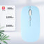Macaron Rechargeable Wireless Bluetooth Mouse 2.4G USB Mice For Android Windows Tablet Laptop Notebook PC For IPAD Mobile - Slobuy