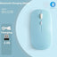 Macaron Rechargeable Wireless Bluetooth Mouse 2.4G USB Mice For Android Windows Tablet Laptop Notebook PC For IPAD Mobile - Slobuy