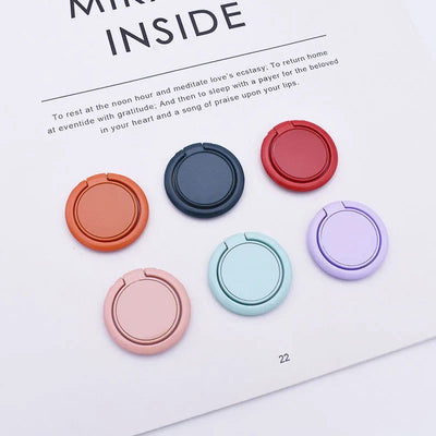 Macaron Solid Color Phone Ring Buckle Holder Mobile Phone Stand Holder Phone Grip Cell Phone Accessories Phone Ring Holder Gift - Slobuy