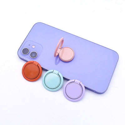 Macaron Solid Color Phone Ring Buckle Holder Mobile Phone Stand Holder Phone Grip Cell Phone Accessories Phone Ring Holder Gift - Slobuy