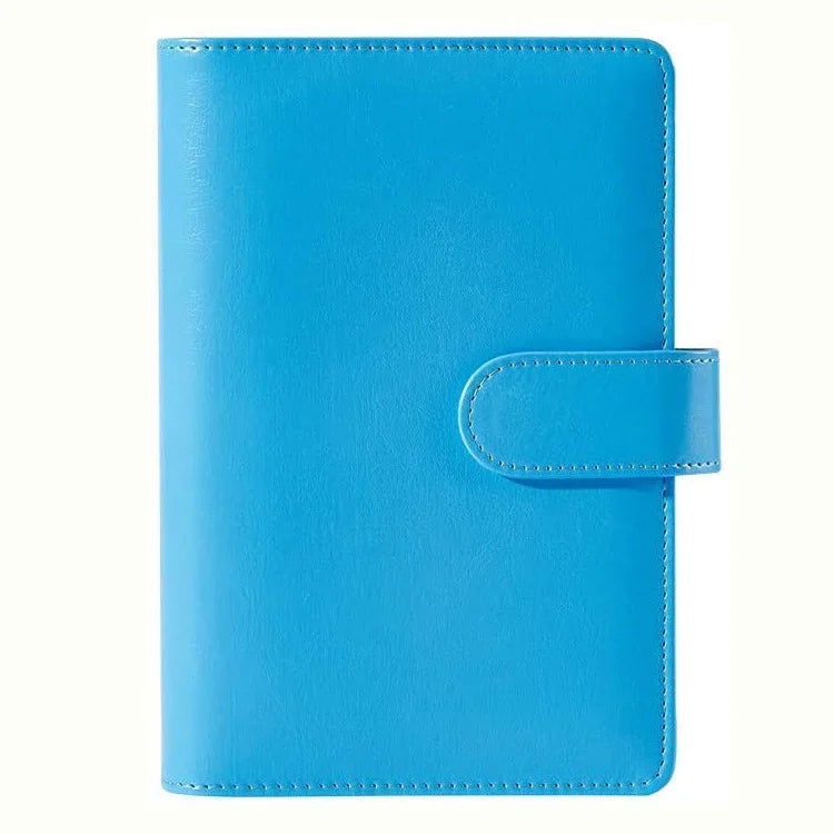 Macaroon Color A6/A5 PU Leather DIY Binder Notebook Cover Diary Agenda Planner Paper Cover School Stationery - Slobuy