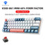 Machenike K500-B61 Mini Mechanical Keybaord 60% Form Factor 61Keys Gaming Keybaord Wired Full Key Hot-Swappable RGB Backlit - Slobuy