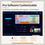 Machenike K500W Wireless Mechanical Keyboard Hot Swap Tri-mode 94 Keys RGB Backlit Gaming Keyboard for PC Gamer Laptop - Slobuy
