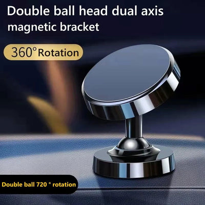 Magnetic Car Phone Holder Magnet Mount Mobile Cell Phone Stand GPS Support For iPhone 14 13 12 Pro Xiaomi Huawei Samsung Oneplus - Slobuy