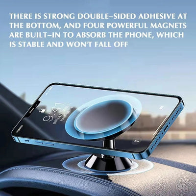 Magnetic Car Phone Holder Magnet Mount Mobile Cell Phone Stand GPS Support For iPhone 14 13 12 Pro Xiaomi Huawei Samsung Oneplus - Slobuy