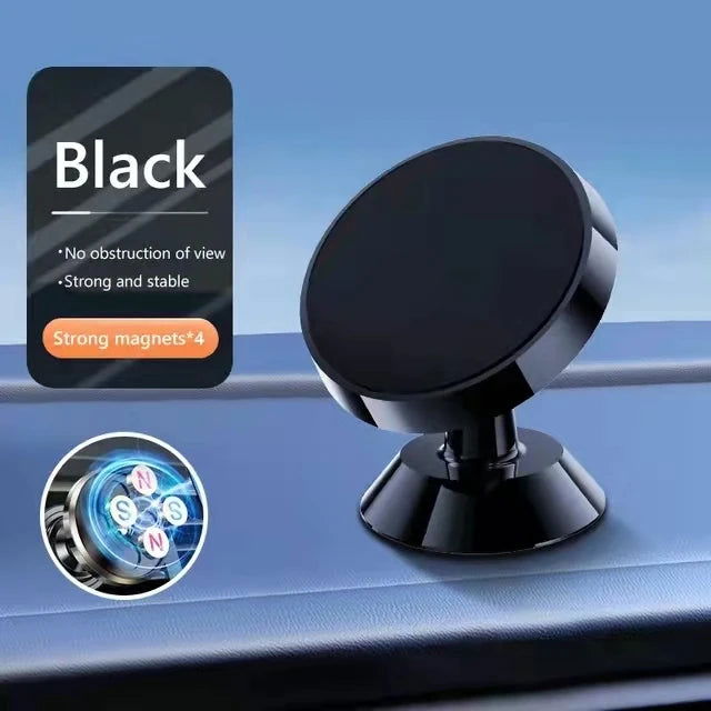 Magnetic Car Phone Holder Magnet Mount Mobile Cell Phone Stand GPS Support For iPhone 14 13 12 Pro Xiaomi Huawei Samsung Oneplus - Slobuy