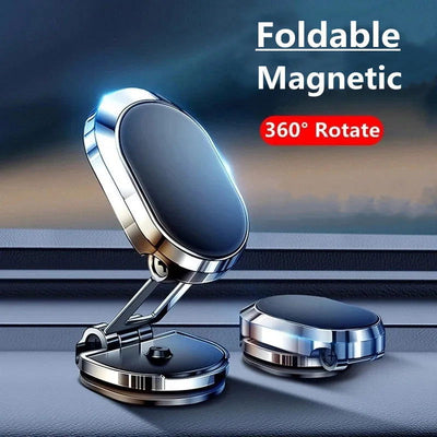 Magnetic Car Phone Holder Mount Magnet Smartphone Mobile Stand Cell GPS Support In Car For iPhone 15 14 13 12 11 Xiaomi Samsung - Slobuy