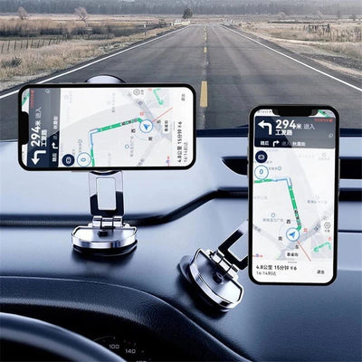 Magnetic Car Phone Holder Mount Magnet Smartphone Mobile Stand Cell GPS Support In Car For iPhone 15 14 13 12 11 Xiaomi Samsung - Slobuy
