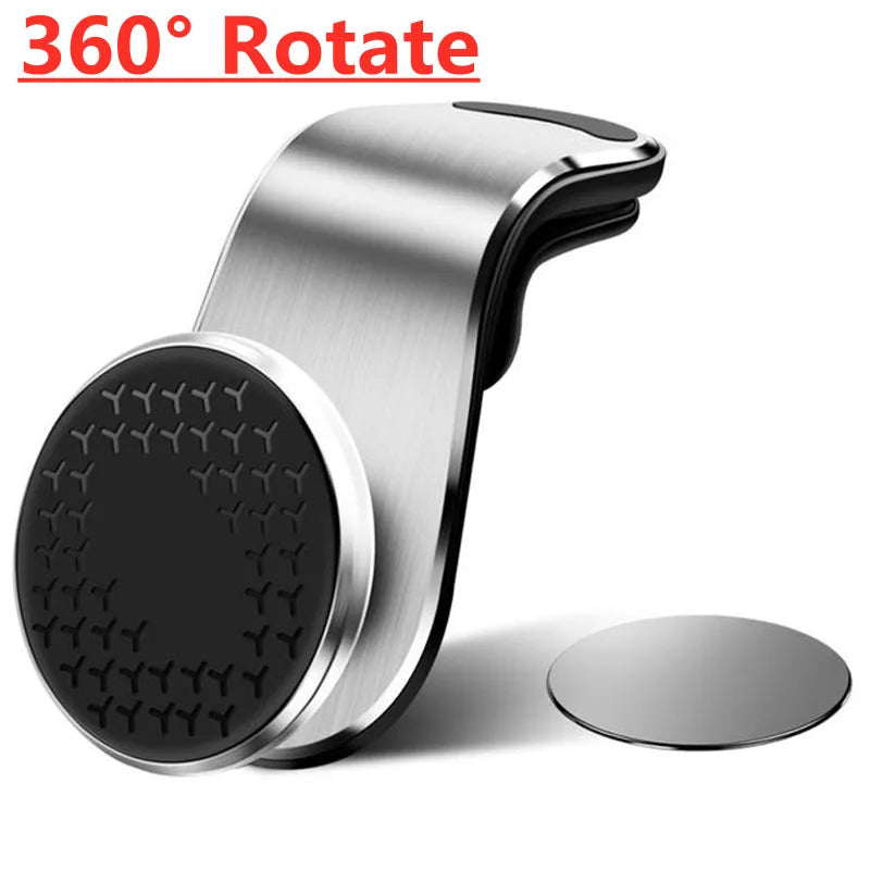 Magnetic Car Phone Holder Stand Air Vent Magnet Car Mount GPS Smartphone Mobile Support In Car Bracket for iPhone Samsung Xiaomi - Slobuy