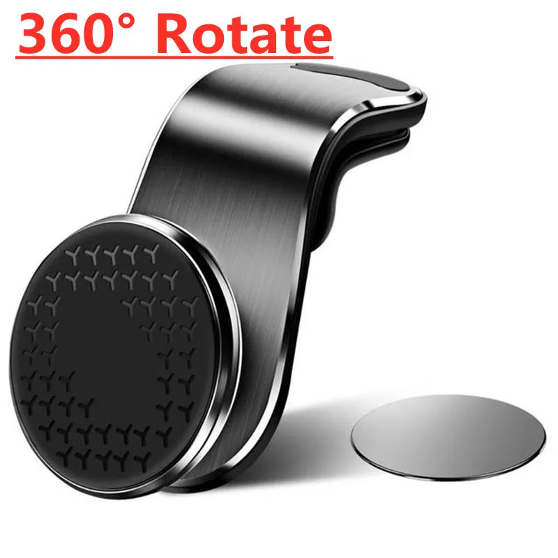 Magnetic Car Phone Holder Stand Air Vent Magnet Car Mount GPS Smartphone Mobile Support In Car Bracket for iPhone Samsung Xiaomi - Slobuy