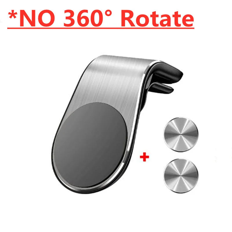 Magnetic Car Phone Holder Stand Air Vent Magnet Car Mount GPS Smartphone Mobile Support In Car Bracket for iPhone Samsung Xiaomi - Slobuy