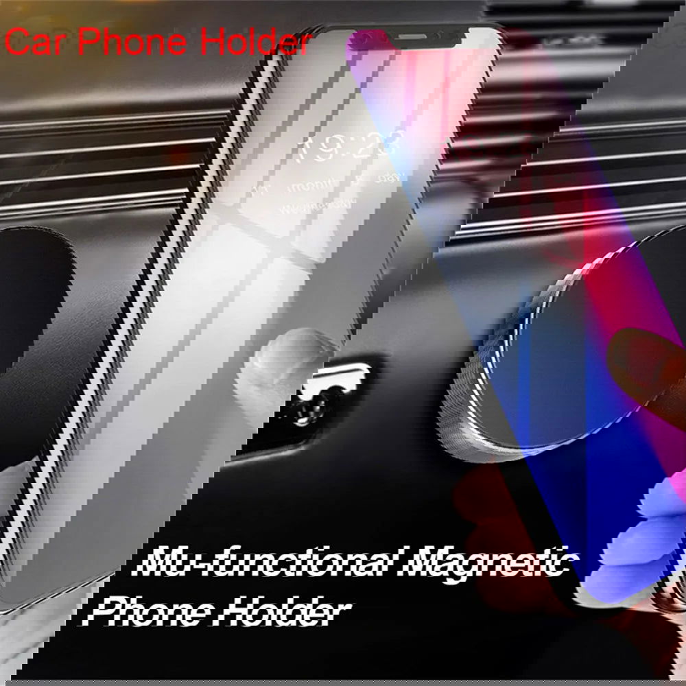 Magnetic Car Phone Holder Stand In Car for IPhone 14 13 Pro Max Magnet Mount Mobile Phone Holder Support GPS - Slobuy