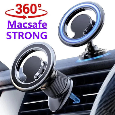 Magnetic Car Phone Holder Stand Magnet Car Mount Support GPS Mobile Bracket in Car For Macsafe iPhone 15 14 13 12 Samsung Xiaomi - Slobuy