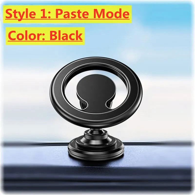 Magnetic Car Phone Holder Stand Magnet Car Mount Support GPS Mobile Bracket in Car For Macsafe iPhone 15 14 13 12 Samsung Xiaomi - Slobuy