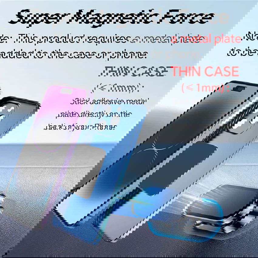Magnetic Car Phone Holder Stand Mobile Cell Air Vent Magnet Mount GPS Support in Car For iPhone 15 14 13 X Xiaomi Samsung Huawei - Slobuy