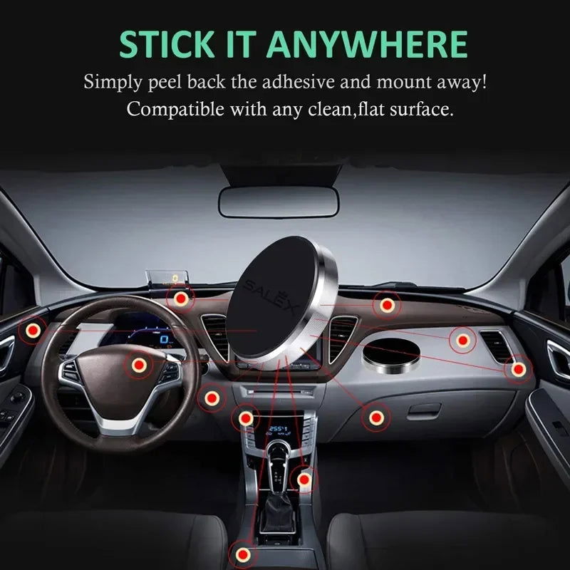 Magnetic Car Phone Holder Universal Car Phone Stand for iPhone Xiaomi Huawei Samsung Dashboard Wall Mounted Car Magnet Sticker - Slobuy