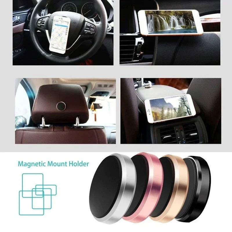 Magnetic Car Phone Holder Universal Car Phone Stand for iPhone Xiaomi Huawei Samsung Dashboard Wall Mounted Car Magnet Sticker - Slobuy
