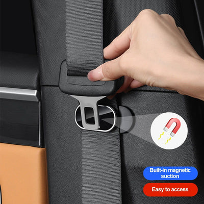 Magnetic Car Seat Belt Holder Anti-Wear Stabilizer Adhesive Adjustable Fastener Clip for Auto Seat Safety Car Interior Supplies - Slobuy