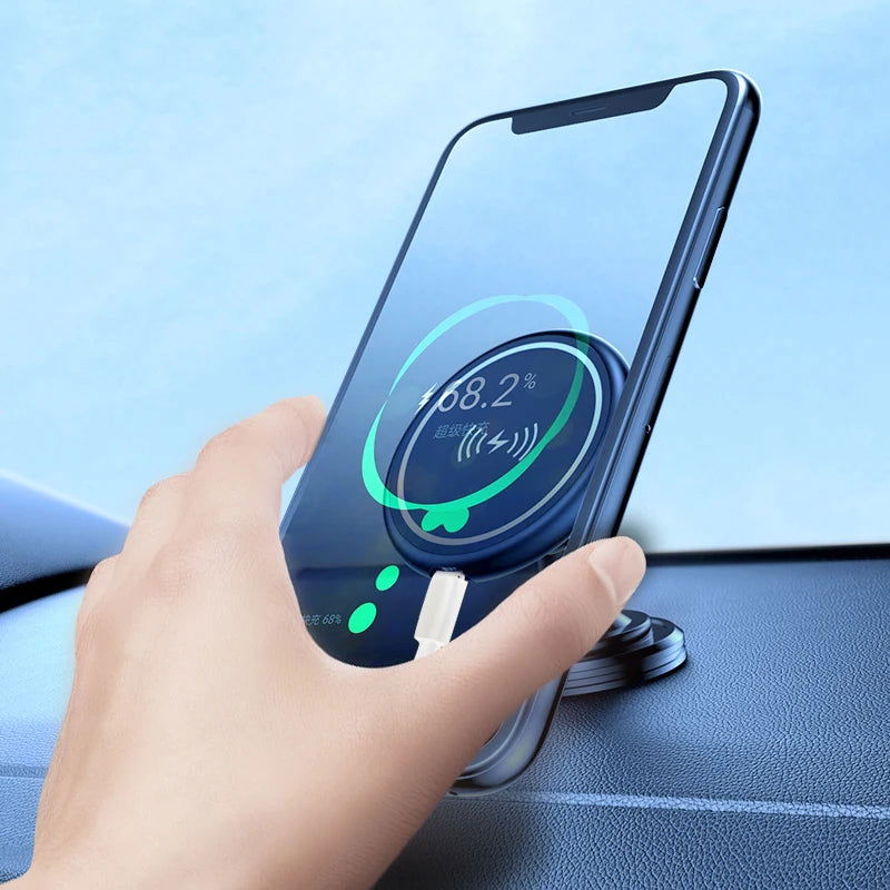 Magnetic Charging Car Phone Holder Magsafe Phone Holder for Iphone  Xiaomi Phone Cases Smartphone Accessories - Slobuy