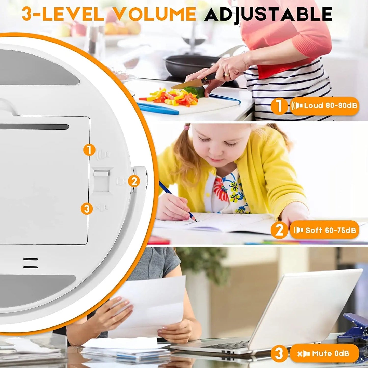 Magnetic Kitchen Timer LED Digital Timer Manual Countdown Timer Alarm Clock Cooking Shower Study Fitness Stopwatch Time Master - Slobuy
