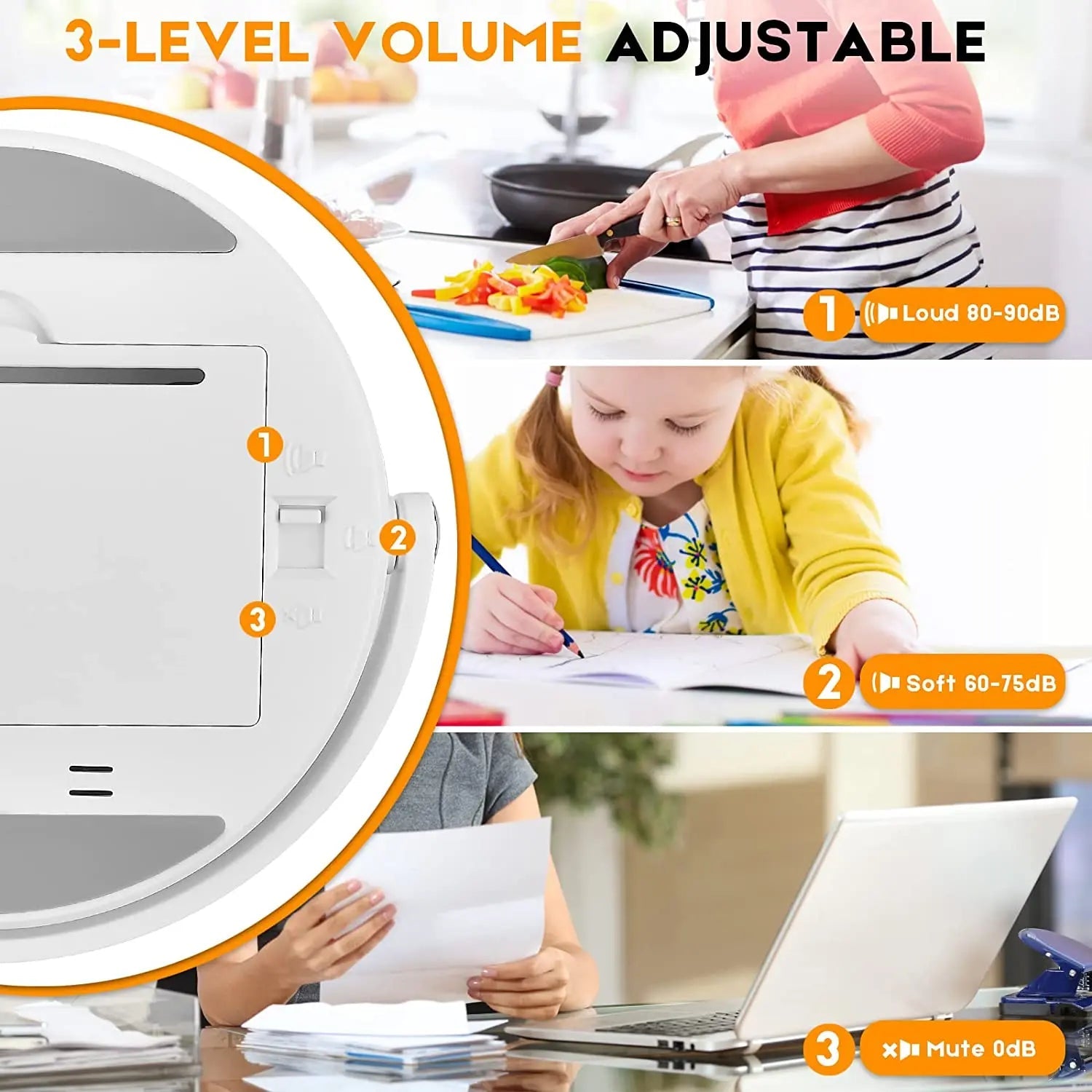 Magnetic Kitchen Timer LED Digital Timer Manual Countdown Timer Alarm Clock Cooking Shower Study Fitness Stopwatch Time Master - Slobuy