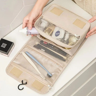 Makeup Bag Travel Cosmetic Bags Toiletries Organizer Waterproof Storage Neceser Bathroom Hook Wash Pouch High Quality Women - Slobuy