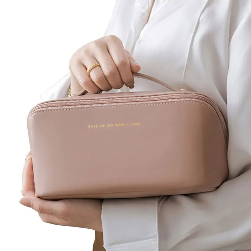 Makeup Organizer Female Toiletry Kit Bag Make Up Case Storage Pouch Luxury Lady Box, Cosmetic Bag, Organizer Bag For Travel Zipp - Slobuy