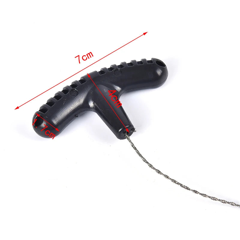 Manual Hand Steel Travel Tools Outdoor Camping Hiking Rope Chain Saw Practical Portable Emergency Survival Gear Steel Wire Kits - Slobuy