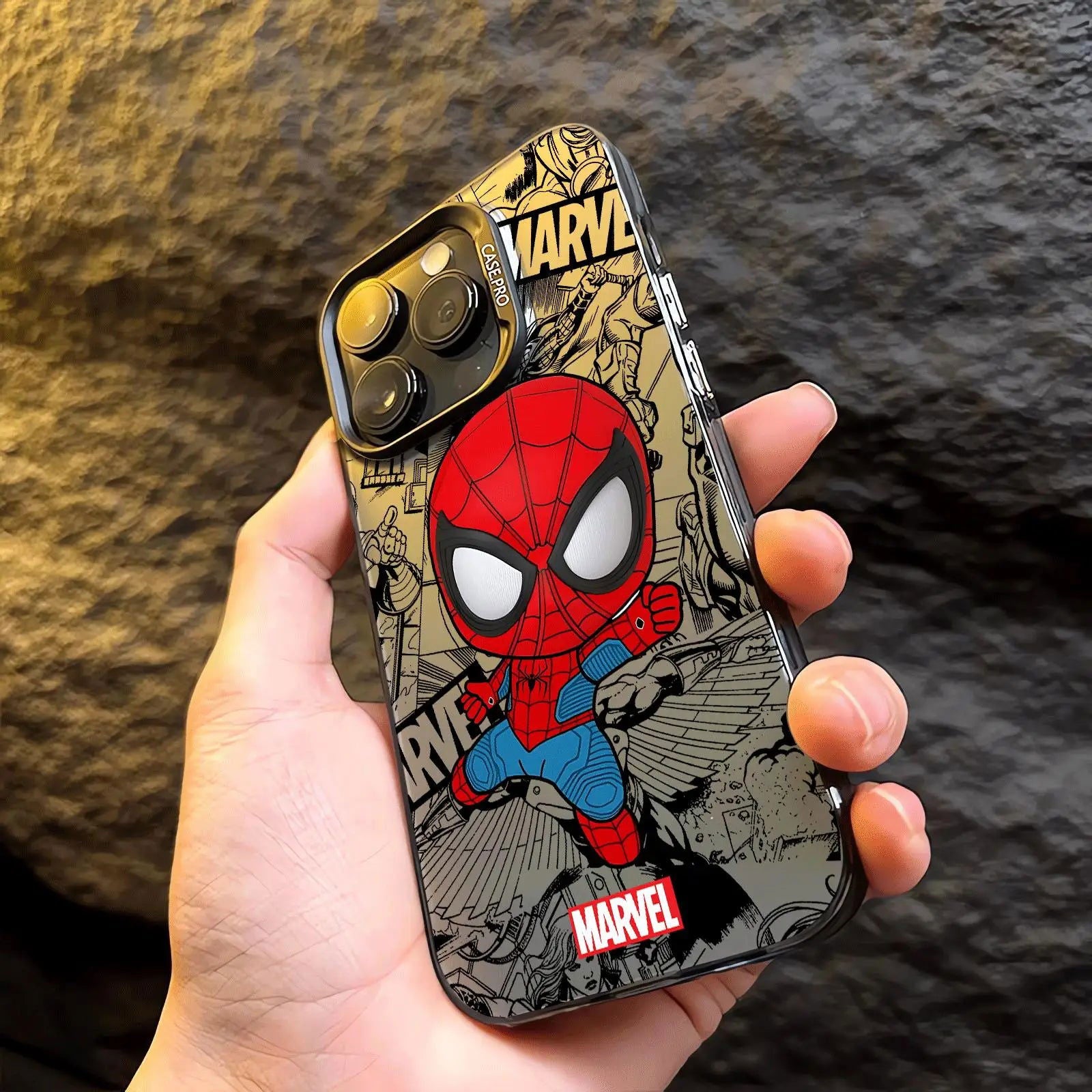Marvel spiderman Groot Phone Case for iPhone 15 Pro Max 12 Pro X 11 13 14 Plus XS Max XR 14 Fashion TPU Silicone Soft Cover - Slobuy