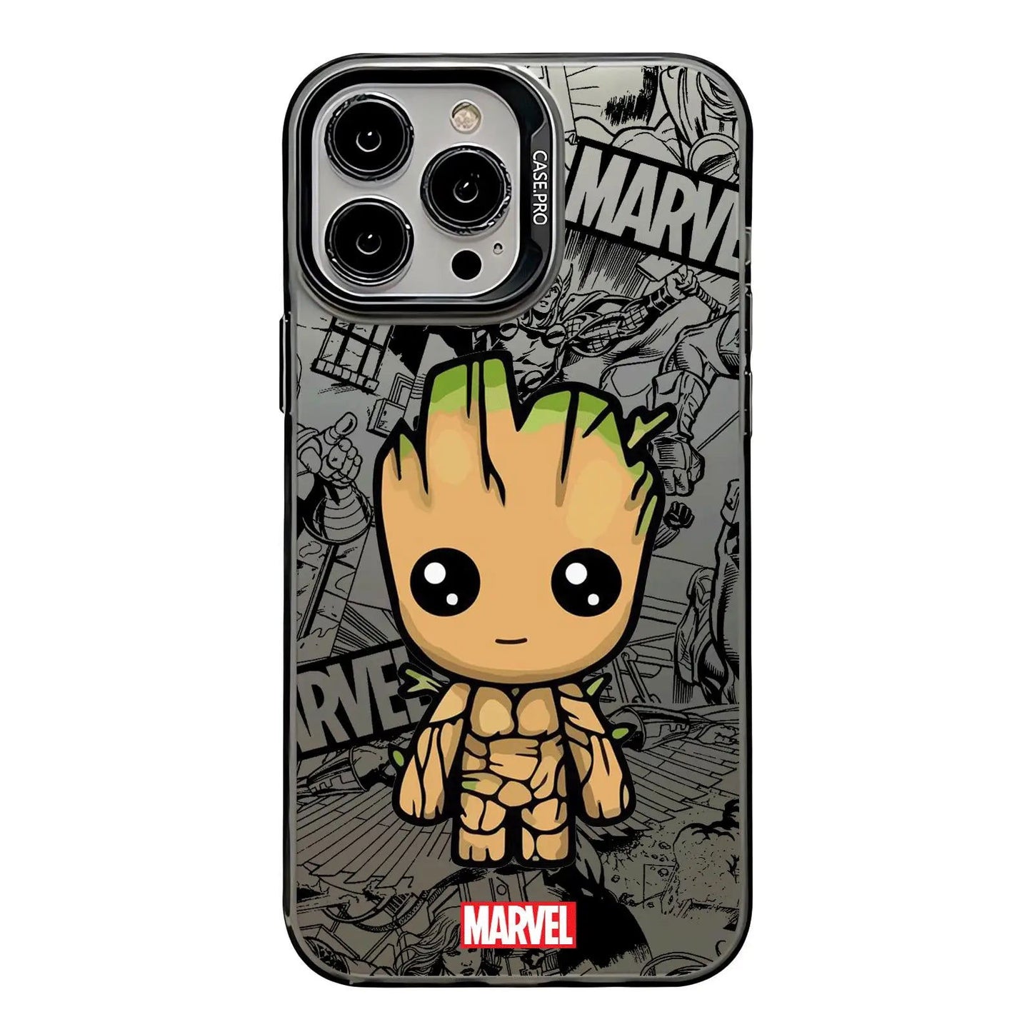Marvel spiderman Groot Phone Case for iPhone 15 Pro Max 12 Pro X 11 13 14 Plus XS Max XR 14 Fashion TPU Silicone Soft Cover - Slobuy