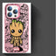 Marvel spiderman Groot Phone Case for iPhone 15 Pro Max 12 Pro X 11 13 14 Plus XS Max XR 14 Fashion TPU Silicone Soft Cover - Slobuy