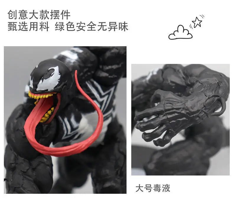 Marvels Venoms Spidermans movie Figure Action Toys Model Plate  Car Decoration Doll birthday toy gift - Slobuy
