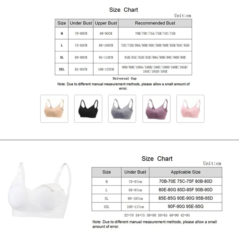Maternity Bras Wirefree Nursing Bra Panties Set Pregnancy Clothes Prevent Sagging Breastfeeding Women's Breathable Lactancia Bra - Slobuy