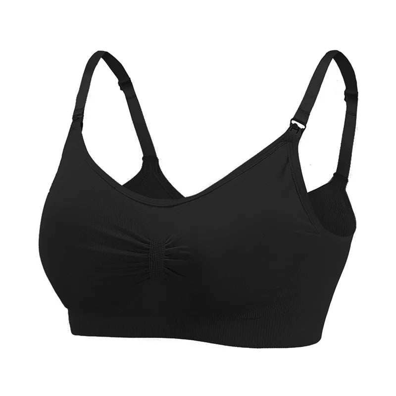 Maternity Bras Wirefree Nursing Bra Panties Set Pregnancy Clothes Prevent Sagging Breastfeeding Women's Breathable Lactancia Bra - Slobuy