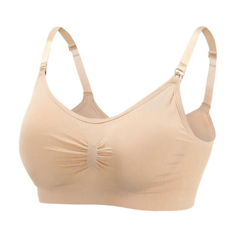 Maternity Bras Wirefree Nursing Bra Panties Set Pregnancy Clothes Prevent Sagging Breastfeeding Women's Breathable Lactancia Bra - Slobuy