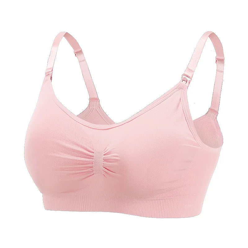 Maternity Bras Wirefree Nursing Bra Panties Set Pregnancy Clothes Prevent Sagging Breastfeeding Women's Breathable Lactancia Bra - Slobuy
